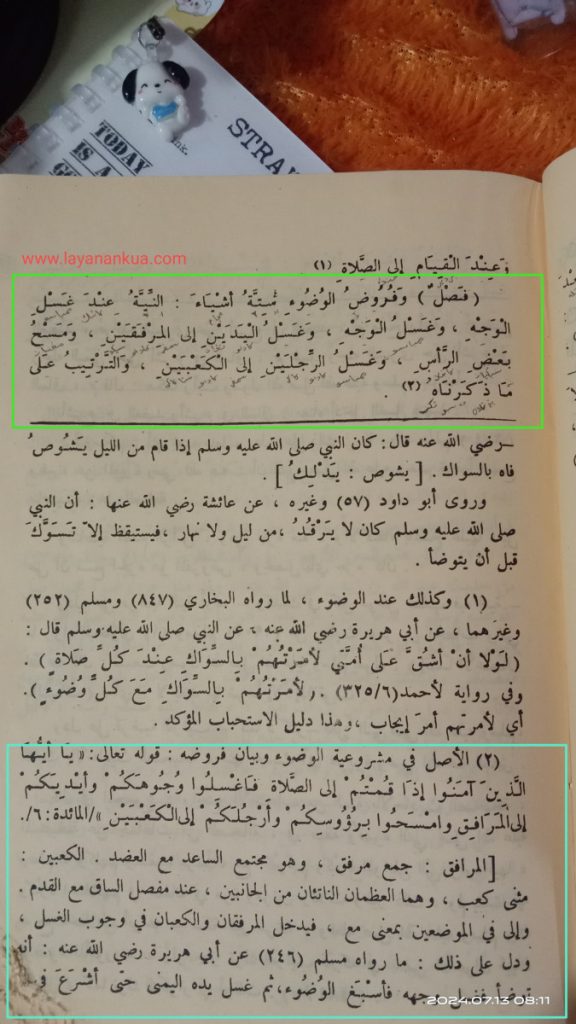 Wudhu dan Dalilnya